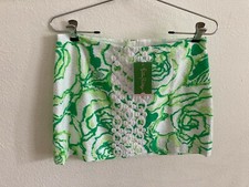 NEW Lilly Pulitzer Tate Skirt Resort White Heart Breakers Size 4