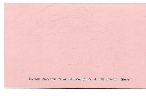 VINTAGE I THANK YOU TO HAVE ME BAPTIZED CARD - Imagen 2 de 2