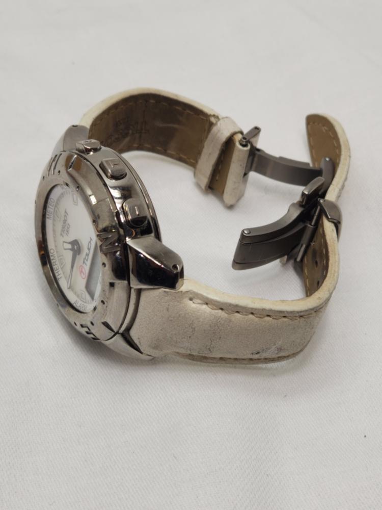 Tissot Z252/352P T-Touch Polished Titanium MOP Watch Tissot Z252/352P T-Touch Polished Titanium MOP Watch