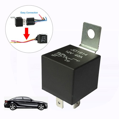 12V Automotive Relay 40A 5-Pin SPDT Relays Motorcycle Boat Changeover Socket - Picture 7 of 7
