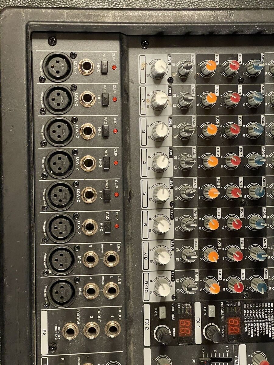 Behringer Europower PMP1680S 10-channel 1600W Powered Audio