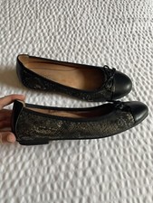 Vionic Minna Boa Ballet Flats Leather Ballerina Slip-on Size 6 37 Snake