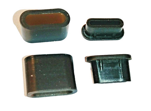 2x PLUG STOPPER + 2x COVER DUST CAP USB TYPE-C for IPHONE 16 16 PLUS 16 PRO MAX - Zdjęcie 1 z 5