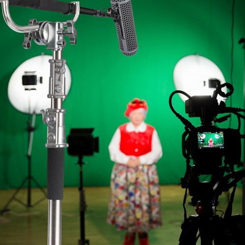 Selens Portable Hood Metal Audio Boom Pole Support Holder Stand For Microphone - Picture 10 of 11