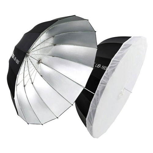 Godox Parabolic Reflective Umbrella + Soft Diffuser Cover Cloth 85/105/130/165CM - Picture 16 of 23