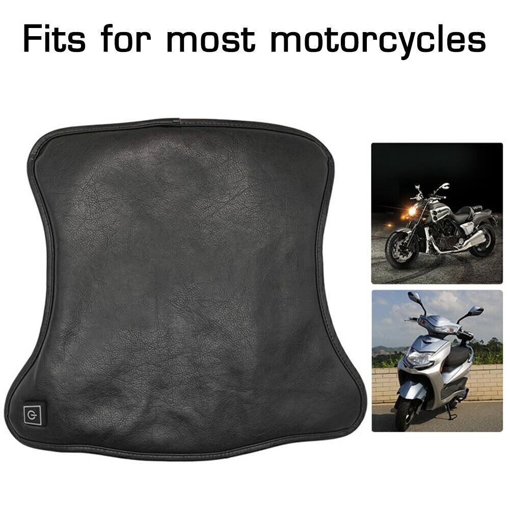 Heated motorcycle cheap seat cover
