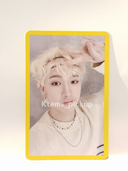 Stray Kids photocard album Yellow Wood Official Photo card