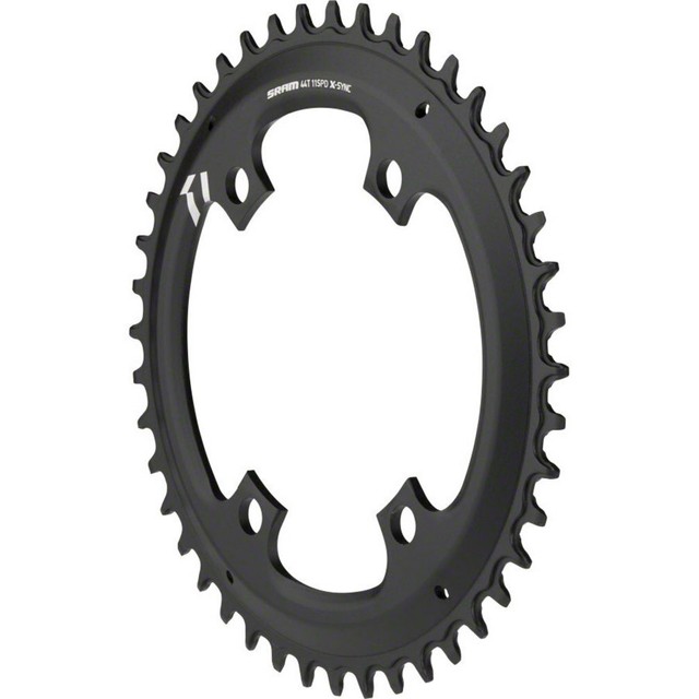 SRAM Xsync Asymmetric 44t Chainring 11sp BCD 110 Aluminum Black for