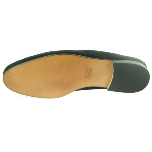 Daniele Lepori "Lucio" Suede Bit Loafer, Moccasin, Men's Slip-on Shoes, Black - Picture 6 of 6