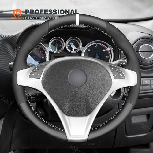Funda de volante de gamuza auténtica MEWANT Custom para Alfa Romeo Giulietta MiTo - Imagen 4 de 10