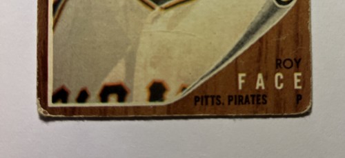 1962 Topps Roy Face Pittsburgh Pirates #210 - Bild 4 von 5