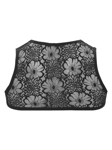 Herren Trägershirt Sissy Crop Tops ärmellos Tank Top Kostüm Clubwear Rollenspiel - Bild 11 von 33