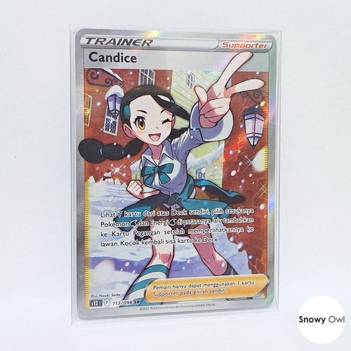 Candice 113/098 SR S12 Full Art Paradigm Trigger Pokemon TCG Card Indonesia - Picture 2 of 5