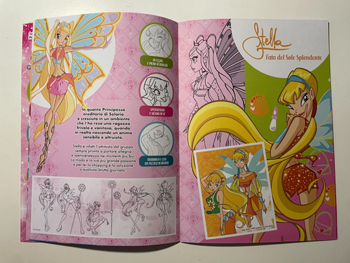 2024 Folder Album Winx Club con Foglietto Francobolli e Erinnofili (Stickers) - Picture 7 of 14