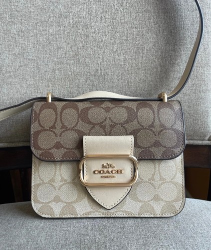 NWT Coach Morgan Square Crossbody In Signature Canvas CL429 - Picture 5 of 12