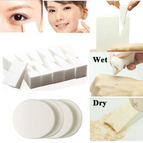 Pack of 48 Make-Up Sponges Latex Free Puffs Wedges Cosmetic Make Up Foundation - Bild 2 von 7