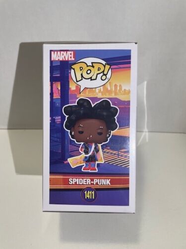 Funko Pop: Across the Spider-Verse - Spider Punk Desenmascarado # 1411 - Nuevo en caja - Imagen 3 de 6