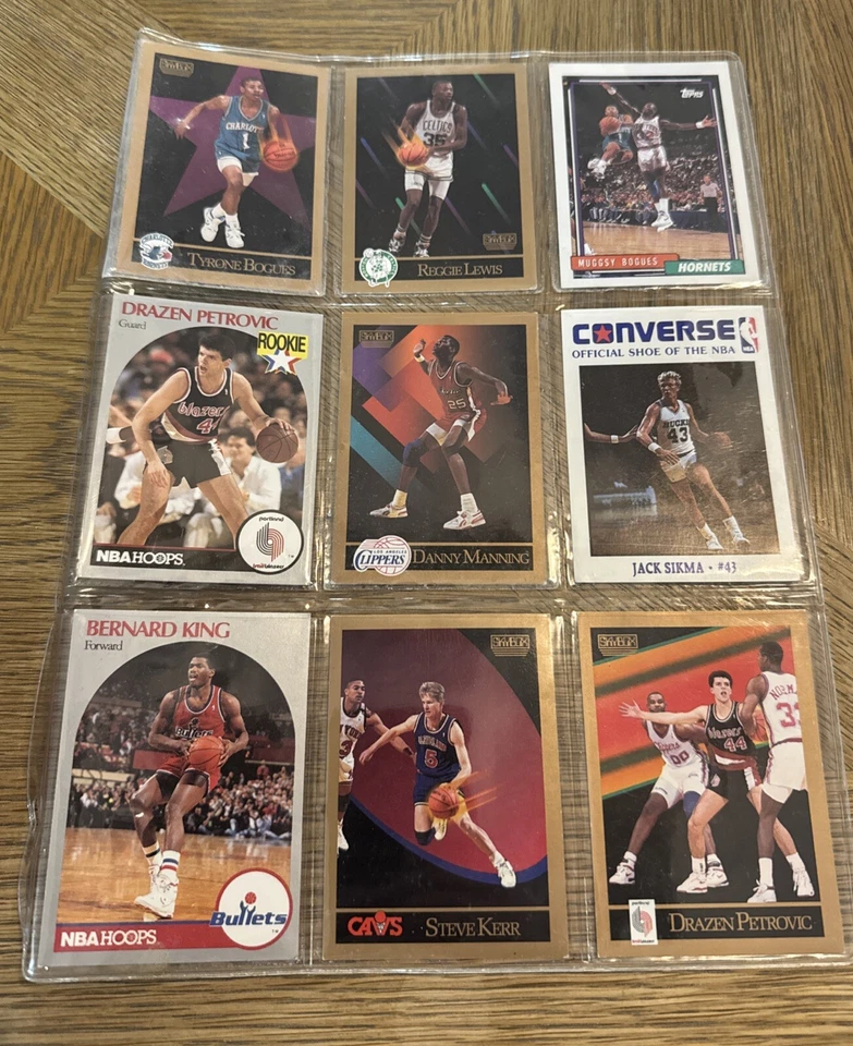 Lote de 72 tarjetas de baloncesto incluidas 1989-90 NBA Hoops Charles Barkley #73 Sixers Salón de la fama Foto 3 de 4