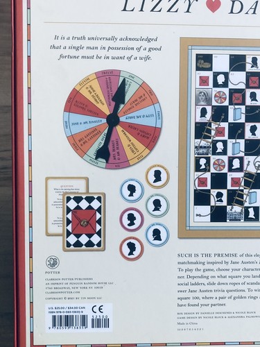 Lizzy Loves Darcy : A Jane Austen Matchmaking Game By Clarkson Potter/Publishers - Picture 5 of 11