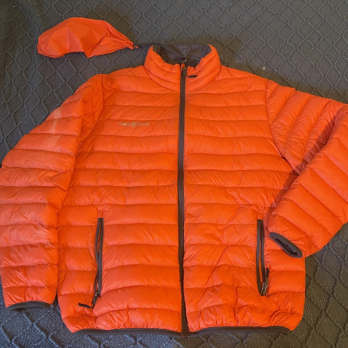 Free tech jacket best sale orange