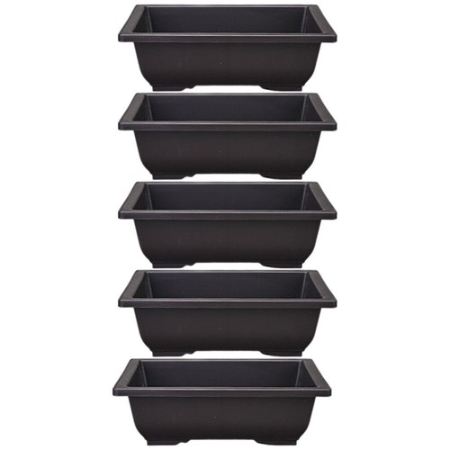 5 Pcs Flowerpot Rectangular Planting Holder Garden Bonsai Succulent Planter - Picture 12 of 12