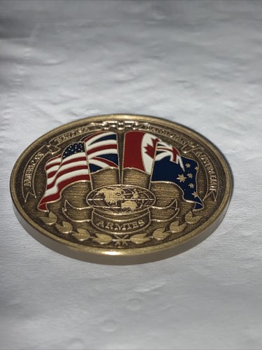 ABCA Armies Program US GB CA AU Challenge Coin - Bild 5 von 6
