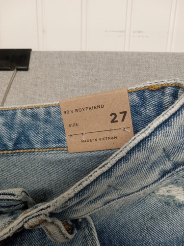 Pacsun Jeans Womens Size 27 Light Wash Denim Relaxed Leg High Rise Boyfriend NWT - Picture 8 of 18