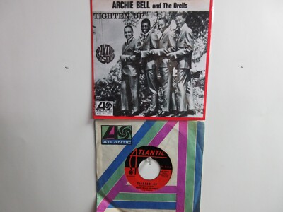 💥' ARCHIE BELL & THE DRELLS ' HIT 45 + PICTURE [TIGHTEN UP