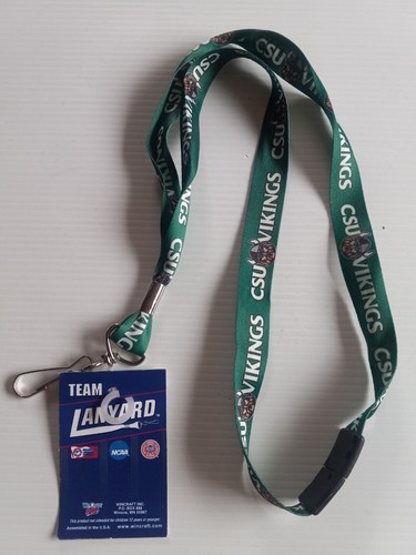 Cleveland State University Vikings - Neck Lanyard - Green - NEW With Tags NCAA - Picture 1 of 2
