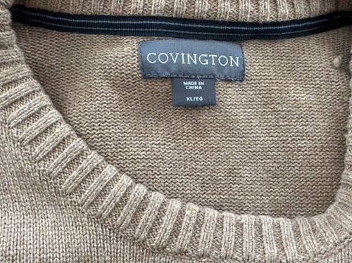 Covington Sweater Men’s Extra Large XL 100% Cotton - Picture 3 of 4