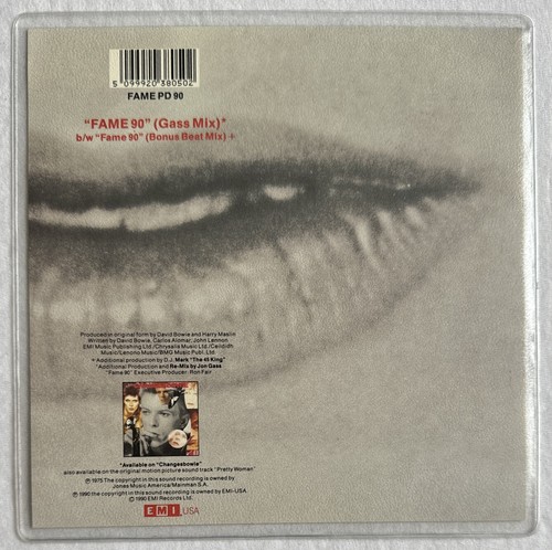 DAVID BOWIE -Fame 90 (Gass Mix)- Rare UK 1990 7” Picture Disc (Vinyl Record) - Picture 4 of 4