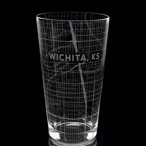 WICHITA, KS Pint Glass - Picture 1 of 6