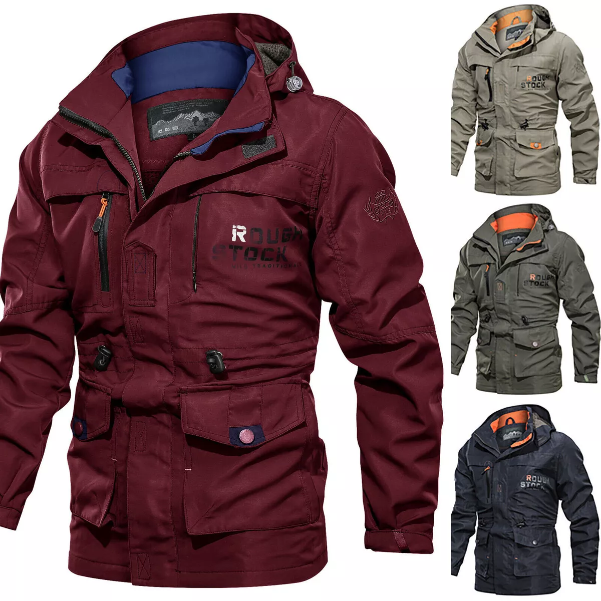 Mens warm 2024 outdoor jackets