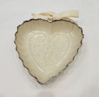 NEW LENOX "Wedding Promises" Platinum Heart Dish Party Favors Set of 4