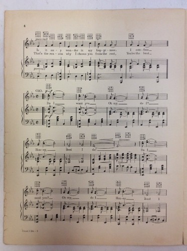 Deed I Do 1926 Walter Hirsch Fred Rose SheetNoteMusic - Picture 5 of 12