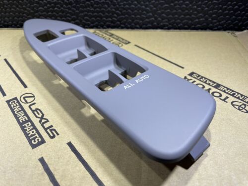 03 - 07 TOYOTA LAND CRUISER DRIVER LEFT WINDOW SWITCH BEZEL TRIM GRAY OEM NEW - Picture 4 of 10