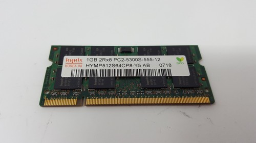 DELL INSPIRON 1501 Ram Memory 1GB PC2 -5300S DDR2 Hynix HYMP112S64CP6-Y5 AB - Picture 3 of 6