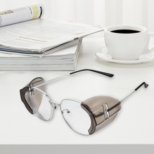 4 Pairs Glasses Eyeglasses Side Shield for Protection Replacement Supplies - Bild 11 von 12