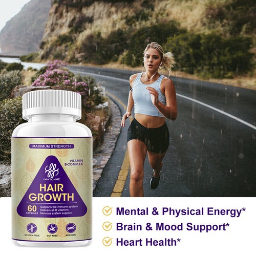 3PCS HAIR FAST GROWTH HERBAL PILLS PREVENT ANTI LOSS STIMULATE VITAMINS CAPSULES - Picture 7 of 12