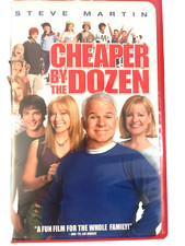 Cheaper By The Dozen Steve Martin VHS Tape - Ships Free with Tracking