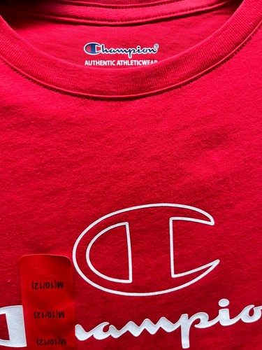 Champion Youth Athleticwear Boy's 2 Pack T-Shirts Black/Red Size Medium (10/12) - Bild 7 von 13