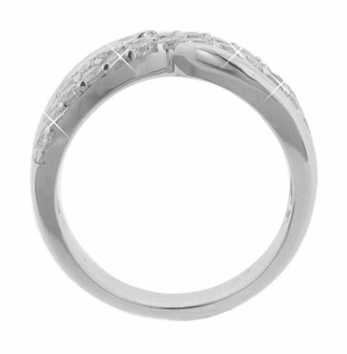 Jubiläumsring Damen Rundschliff Diamant in Platin - Bild 6 von 6
