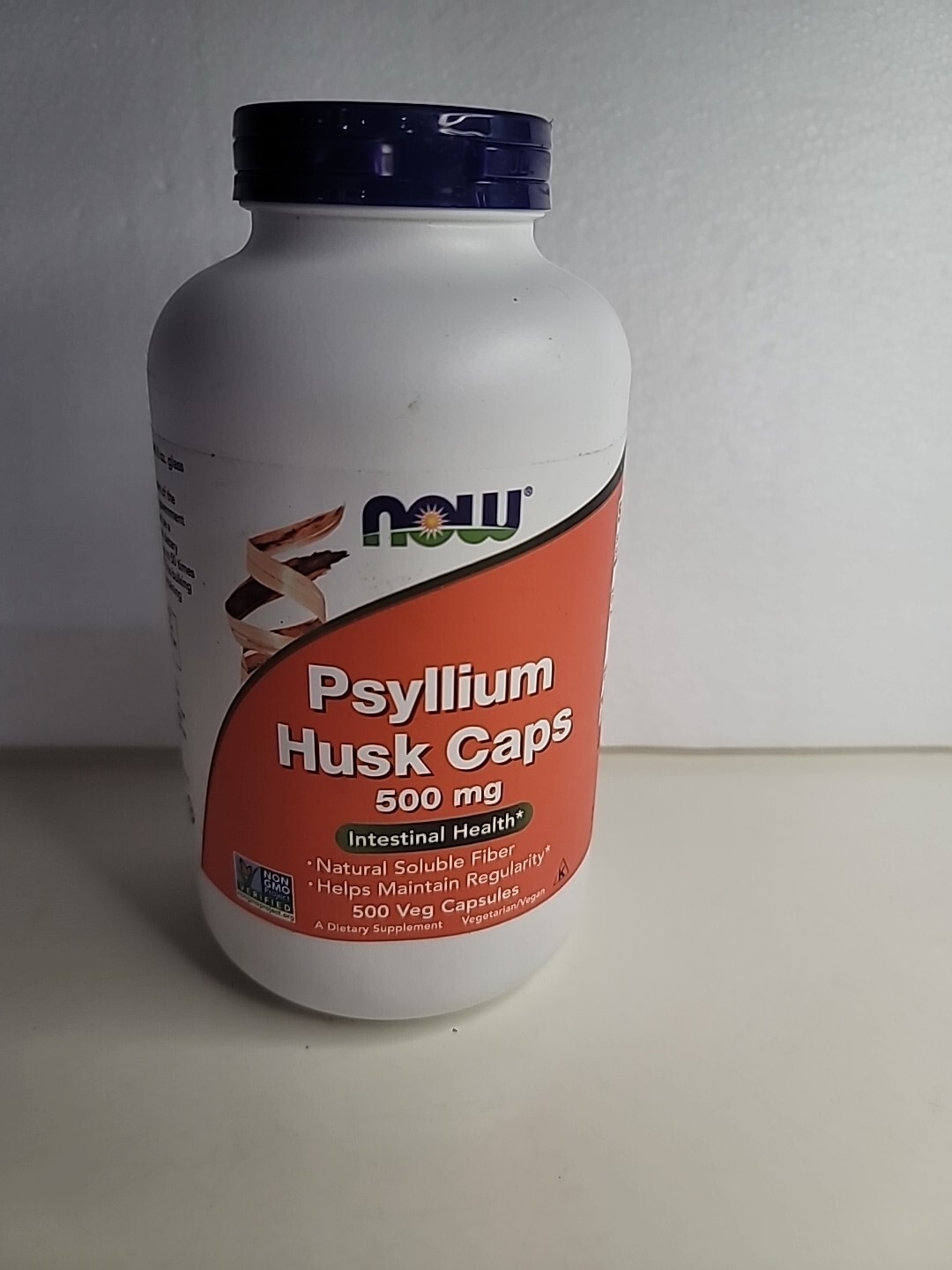 Husk Caps Now Foods Psyllium Husk Caps, 500 mg, 500 Veg Capsules - Fiber ...