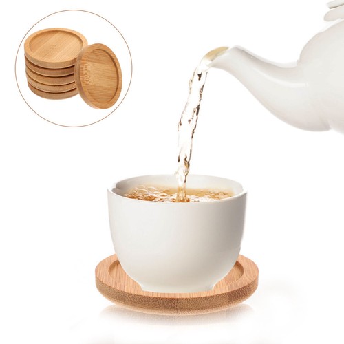 6Pcs Decorative Thicken Premium Reusable Coasters Kitchen Table Home - Picture 11 of 12