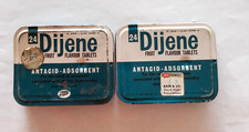 Dijene Fruit Flavour Tablets Tins x 2 + 2 Wrapped Tabs-2Boots Leaflet-Chemist St
