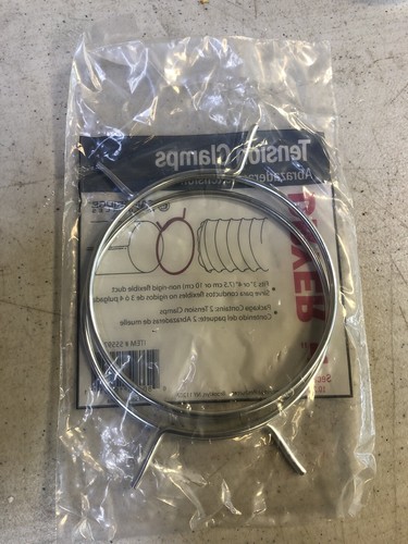 LAMBRO INDUSTRIES Trockner Kanalklemme, Federspannung, 4 Zoll, 2 Stück 2541L - Bild 2 von 4