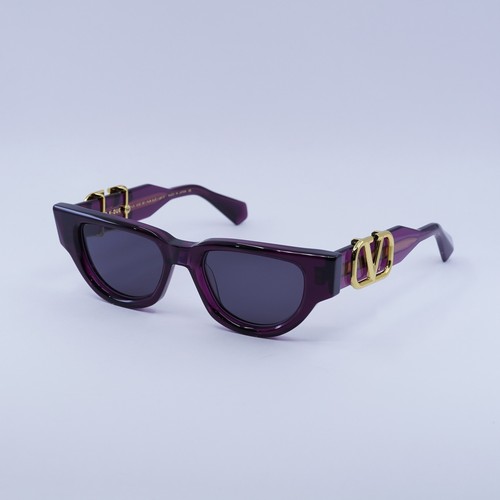 Valentino V-DUE VLS-103D Crystal Purple/Yellow Gold/Dark Grey AR 50-18-145 Su... - Picture 3 of 7