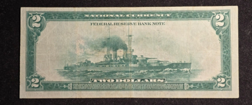 1918 $2 Federal Reserve Banknote - Kansas City - Picture 2 of 2