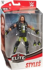 AJ STYLES WWE Action Figure Wrestling Mattel Elite Edition #74 