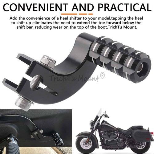 Pedal de palanca de cambios de palanca de cambios en la puntera del talón trasero para Harley Street Bob FXBB 2018-20 - Imagen 8 de 22